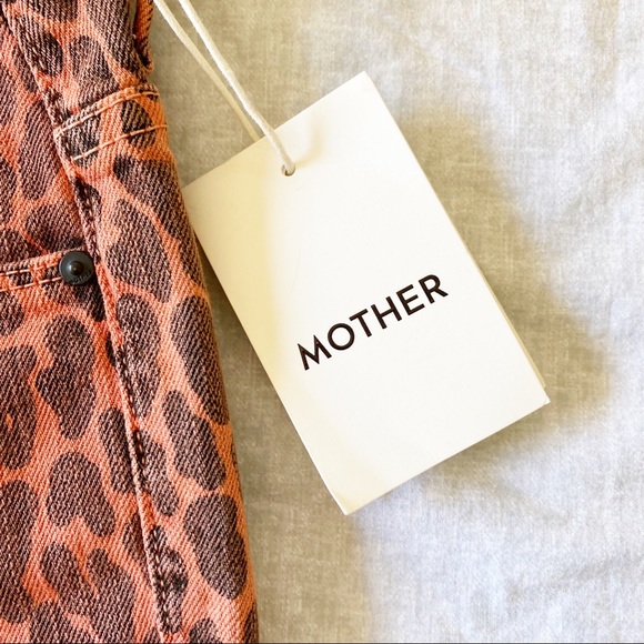 MOTHER High Waisted Looker Jean Ankle Fray Animal Attraction Leopard 27 NEW NWT - Picture 5 of 15